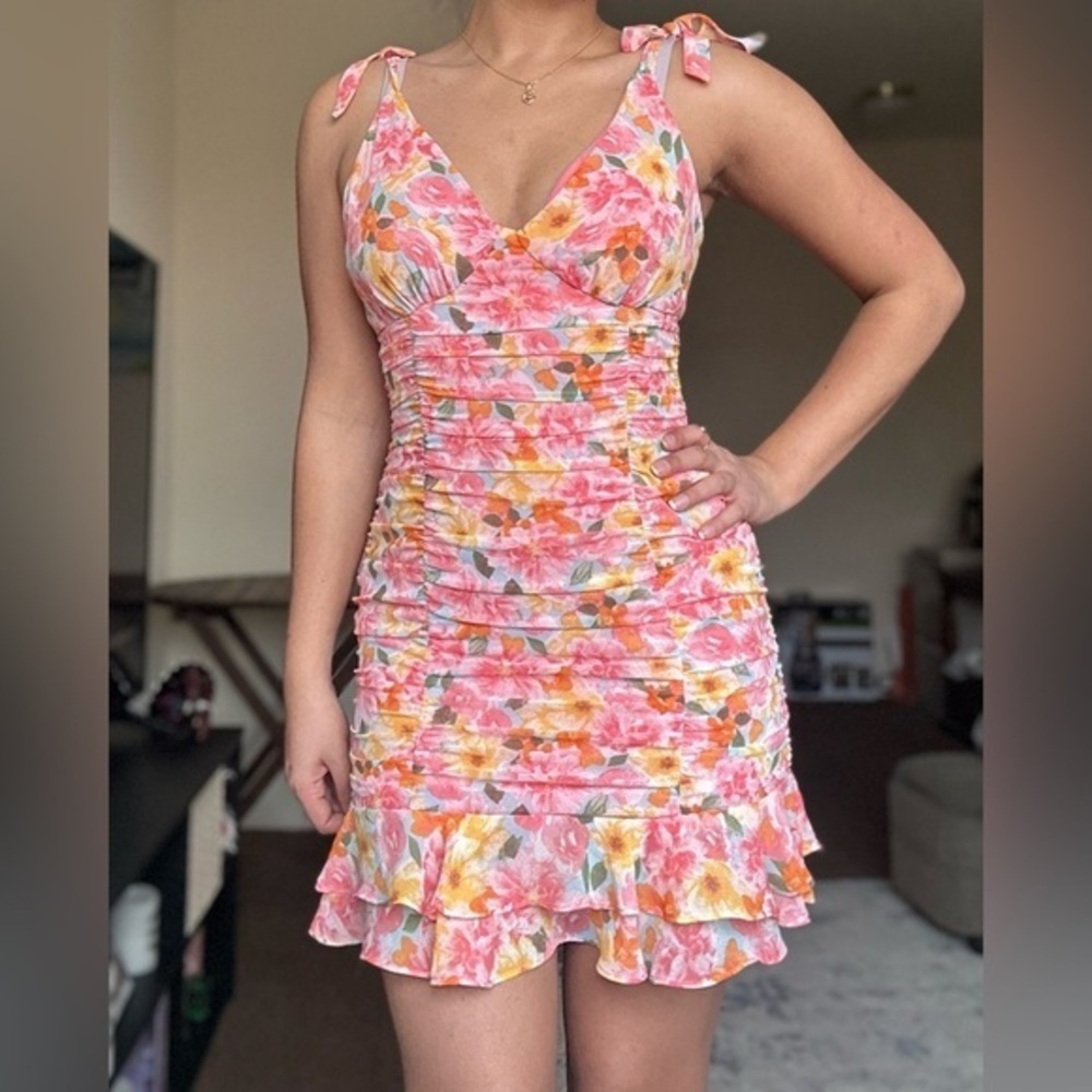 Lily Rose floral mini dress Size XS